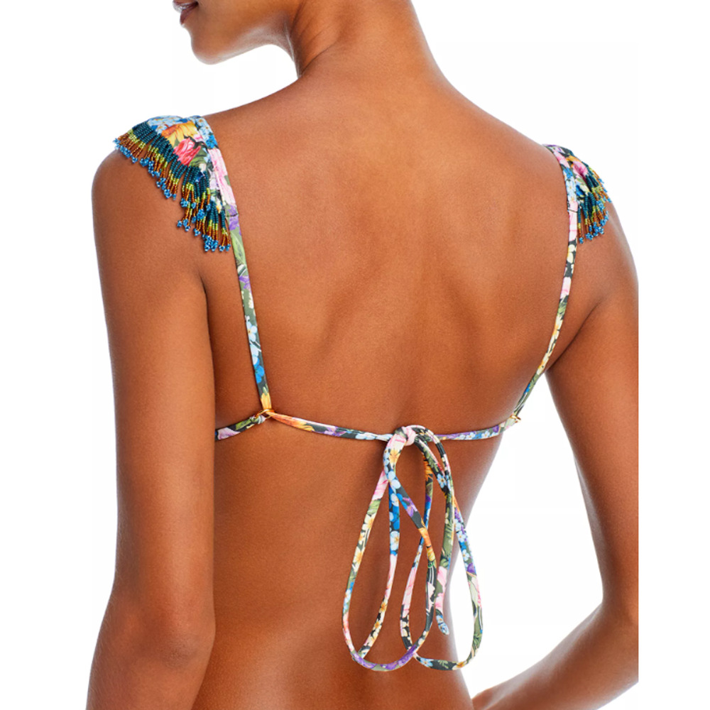 Agua Bendita Womens Rose Dreamin Swim Bikini Top Size M 16060 - Picture 4 of 4